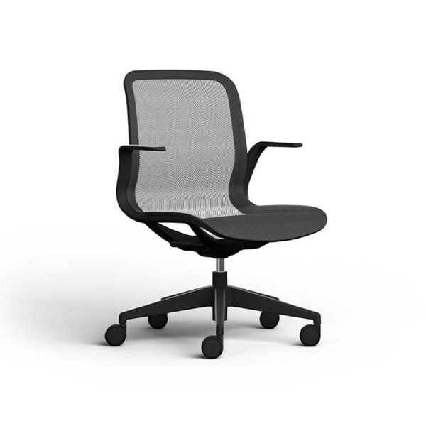 Black Office chair with wheels