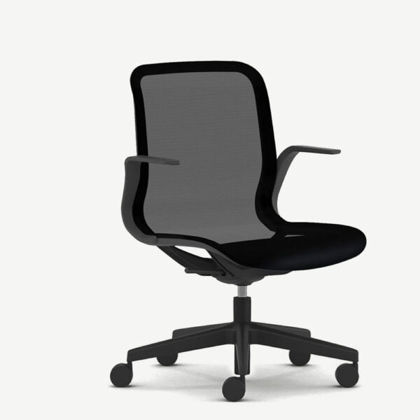 Modern office chair in black