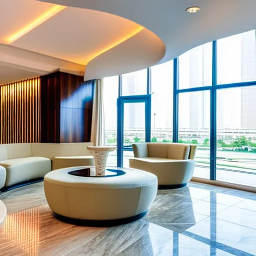 Modern hotel interior design