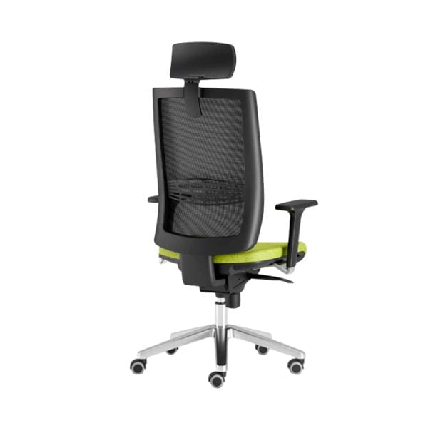 A sleek and practical office chair with wheels that complements any office decor.