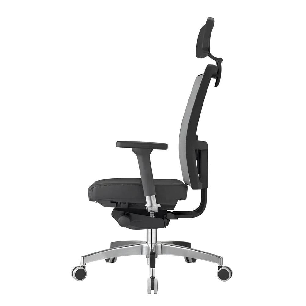 Equipped with smooth-rolling casters, this chair allows easy movement across different floor surfaces