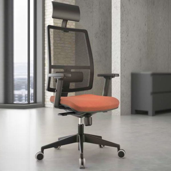 Get ready to work in comfort and style with this sleek and modern ergonomic office chair