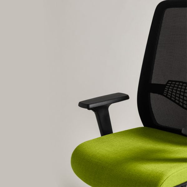 Heavy-duty office chair with sturdy wheels, built to withstand rigorous daily use.
