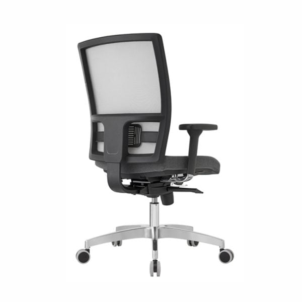 The office chair from side whows that it is durable and built to last.
