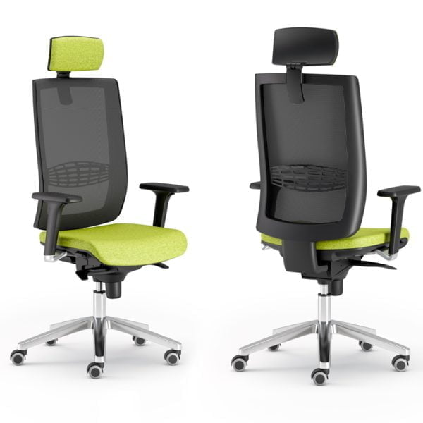 This office chair's mobility and comfort ensure a seamless workflow throughout the day.
