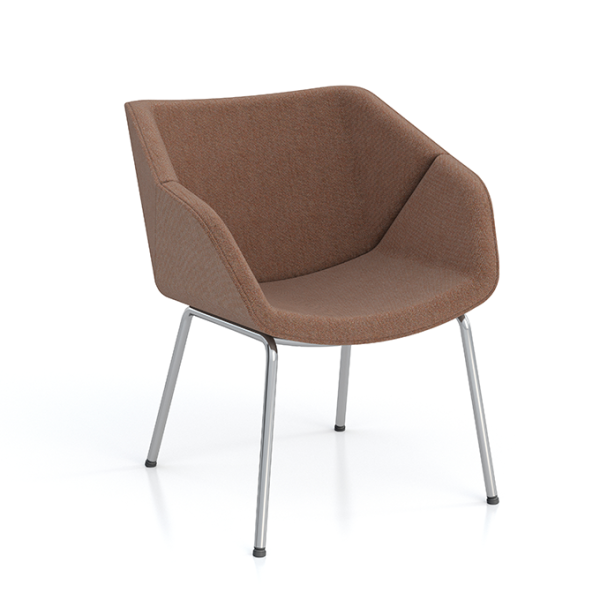 A geometric marvel, this chair redefines modern aesthetics with its clean angles.