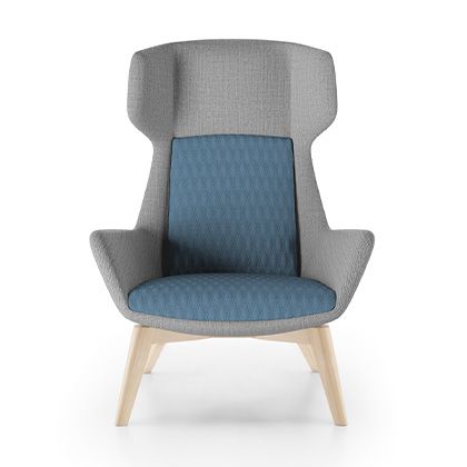 A harmonious fusion of style and relaxation, this lounge chair beckons.