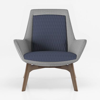 A modern classic, our lounge chair is the epitome of relaxation.