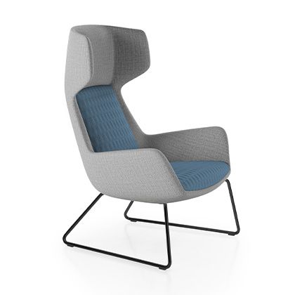 A statement of contemporary style, this lounge chair is a conversation starter.