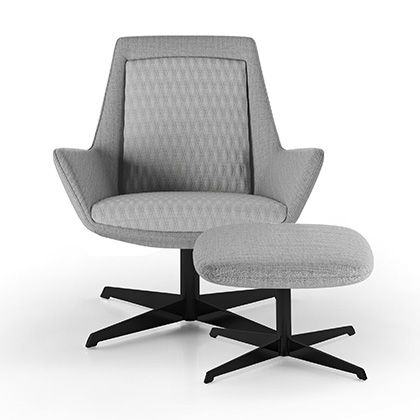 A symbol of contemporary living, our lounge chair reimagines leisure.