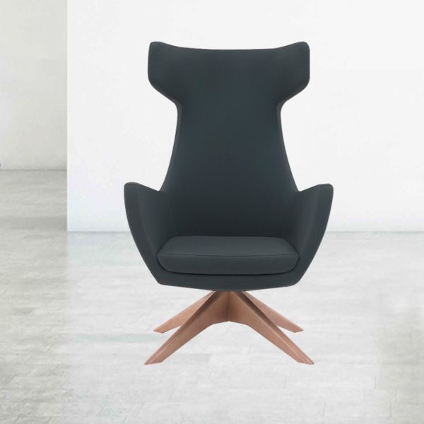 A symphony of angles and comfort, this lounge chair redefines modern geometric aesthetics.
