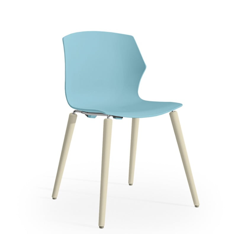 Armless guest chair with simple and versatile style