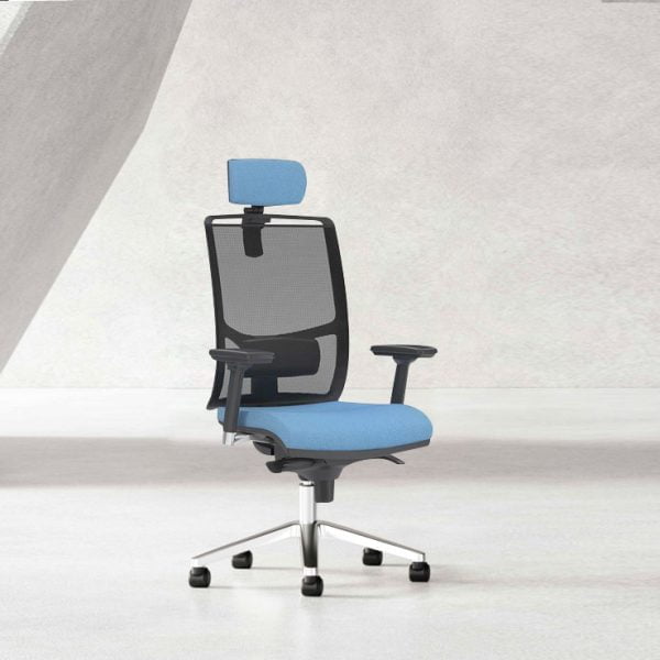 Contemporary office chair on wheels to complement any workspace.