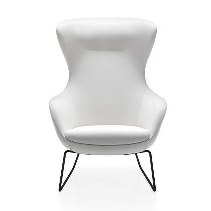 Discover a new level of relaxation in our egg-shaped lounge chair, designed for the discerning.