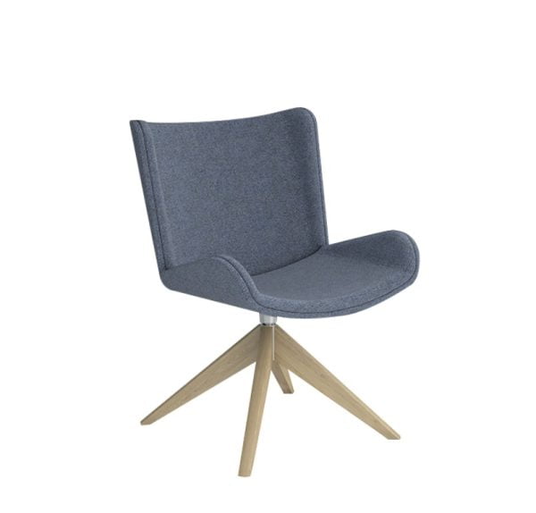 Elegant modern design chair, plush cushioning, ergonomic support