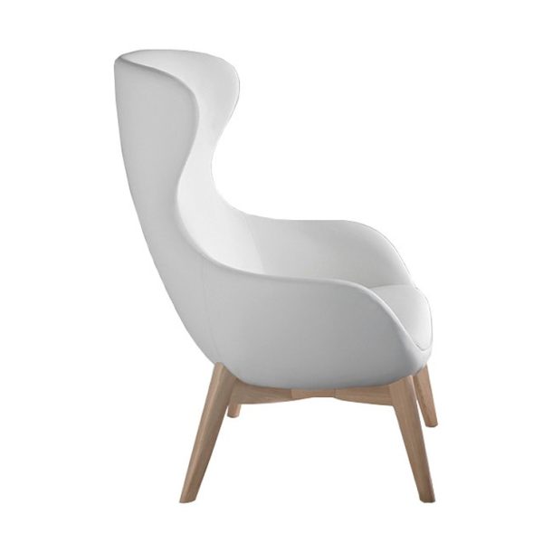 Elevate your interior with our egg-shaped lounge chair, where modern design meets ergonomic bliss.