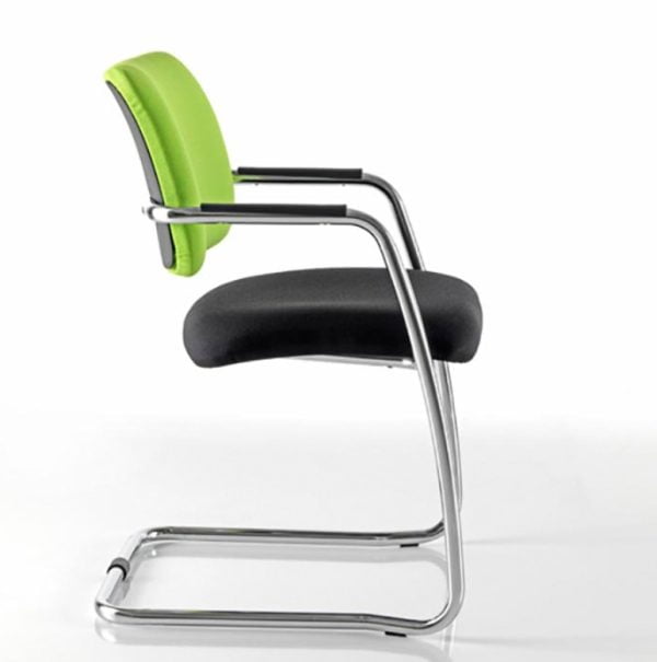 Ergonomic kneeling chair with angled seat for better posture