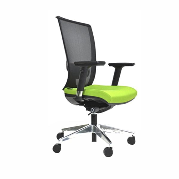Ergonomically designed office chair on wheels for maximum comfort and support.