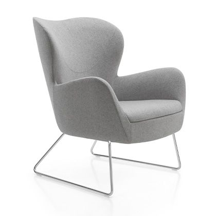 Immerse yourself in comfort and sophistication with our egg-shaped lounge chair, a true modern masterpiece.
