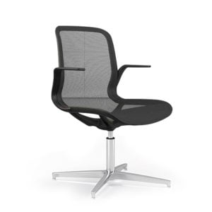 Lightweight mesh office chair with breathable, flexible design