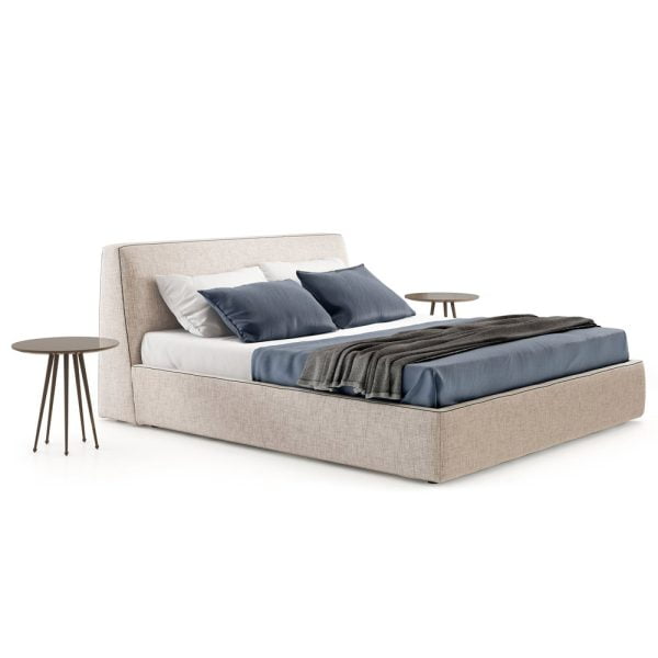 Modern upsoltered bed for family couples