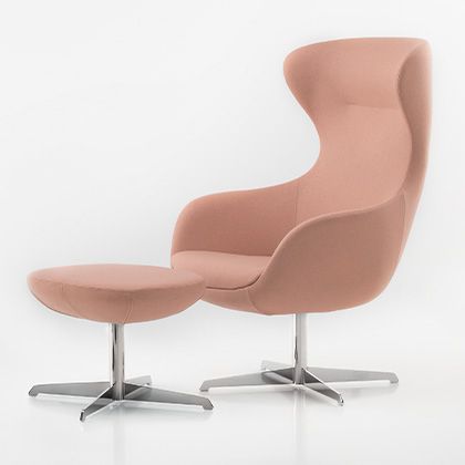 Redefine lounging elegance with our egg-shaped chair, a fusion of innovation and relaxation