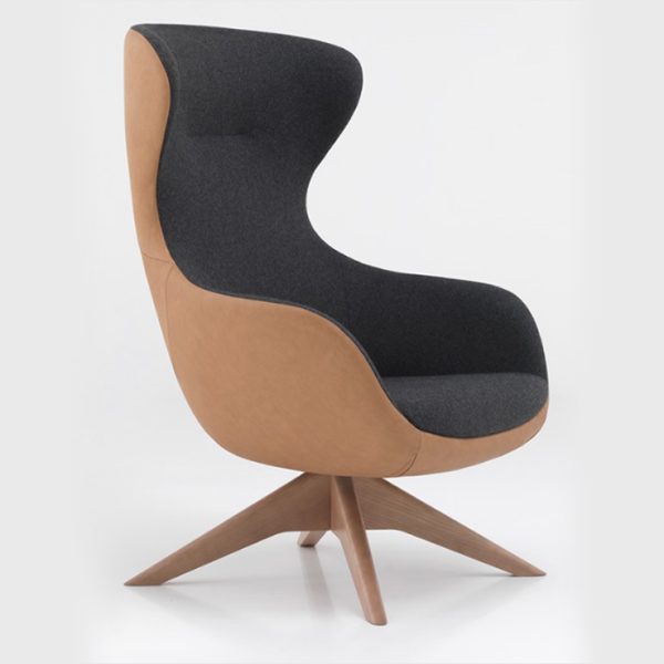 Sink into luxury with our egg-shaped lounge chair, a masterpiece of design and relaxation.