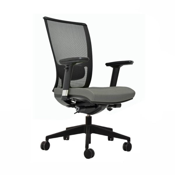 Stylish and functional office chair with smooth-rolling wheels for easy mobility.
