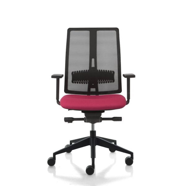 a simple office chair with Purple seat