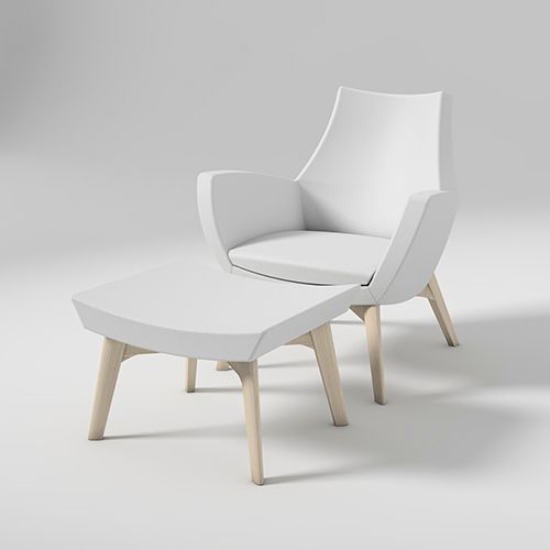 lounge armchair, a masterpiece of comfort and aesthetics.