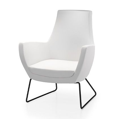 lounge armchair, where design and relaxation coalesce seamlessly.