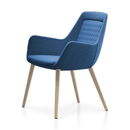 lounge chair, offering a blend of warmth and design.