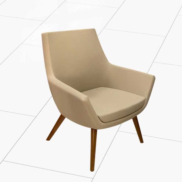 modern aesthetics with our armchair, featuring an eye-catching geometric design that sparks conversation.