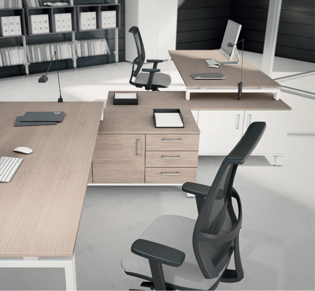 Large Executive office desk for 2 persons IC Furnishing