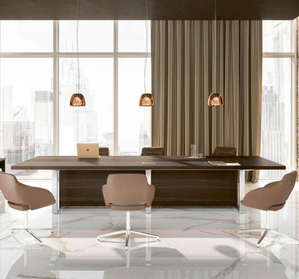 Elevate your boardroom with our exquisite meeting tables, where elegant classical design meets modern office aesthetics