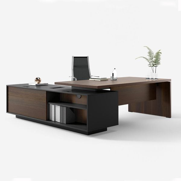 luxury and productivity with our executive desk, meticulously designed to meet the demands of top-tier environments