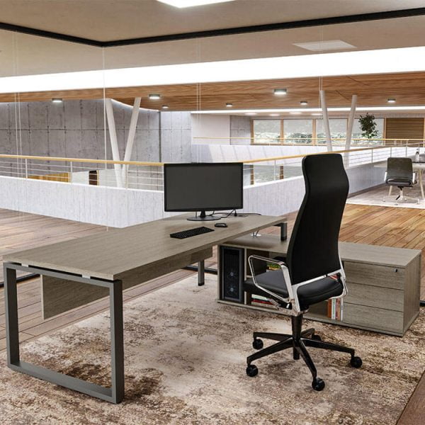 An office desk for managers that exudes elegance with its sleek design and fine craftsmanship