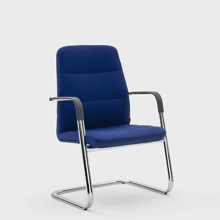 Blue visitor chair