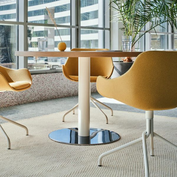 Modern round table for meetings