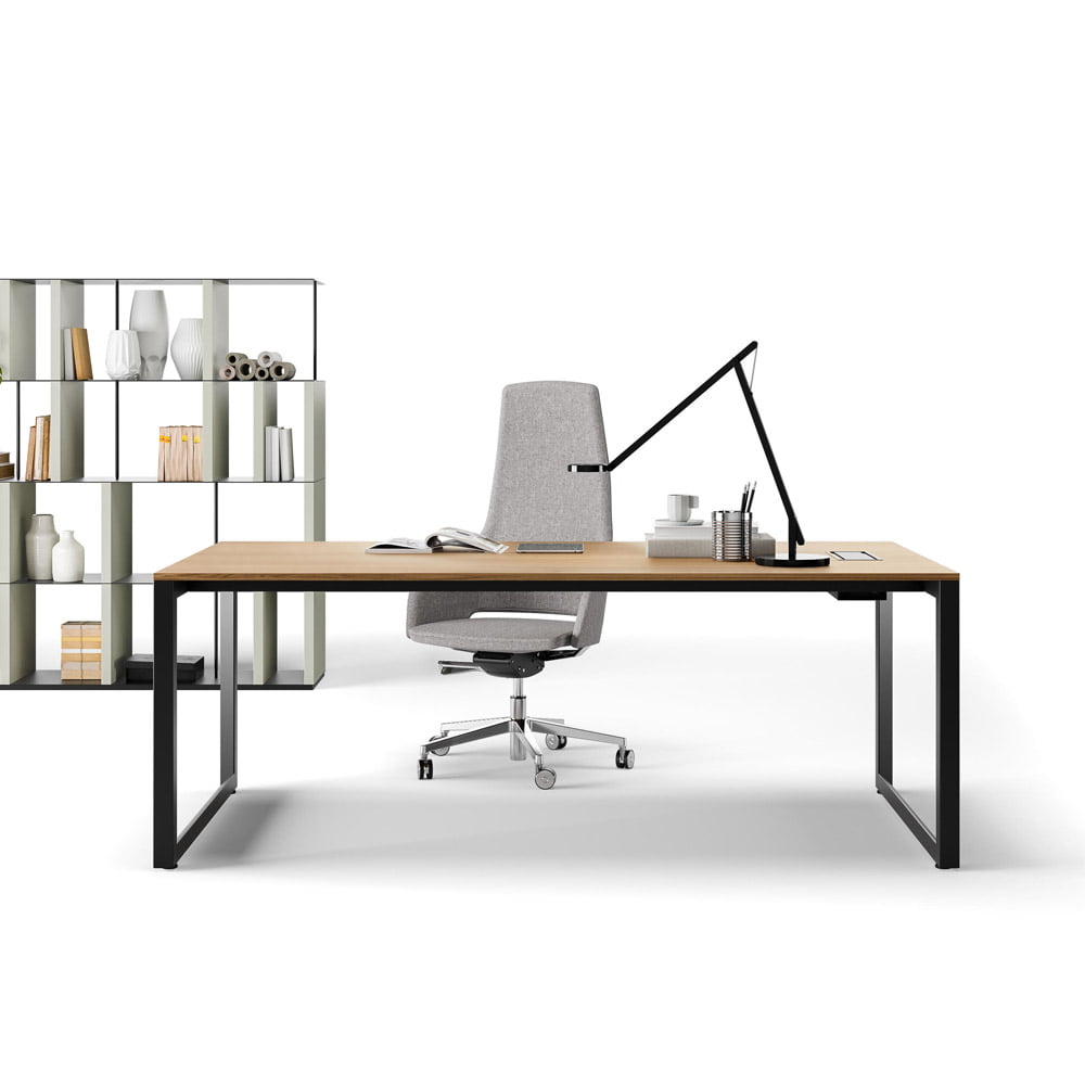Modern stylish office desk for a manager