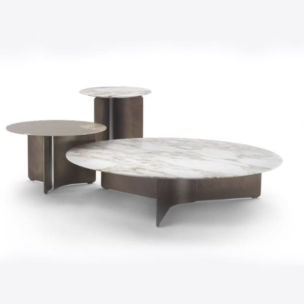 3 coffee tables with low, middle and high height