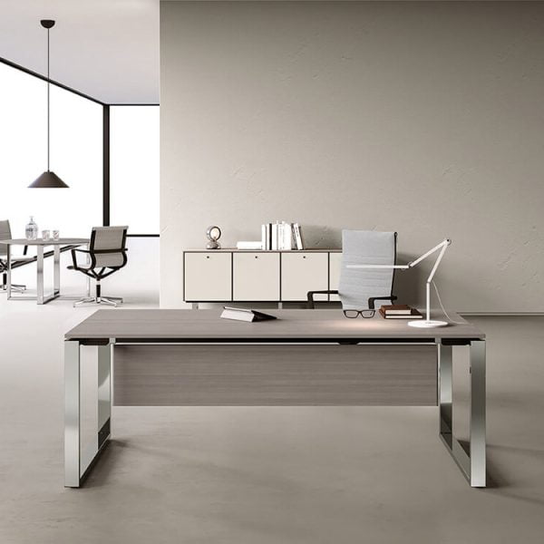 an ergonomically designed office desk for managers