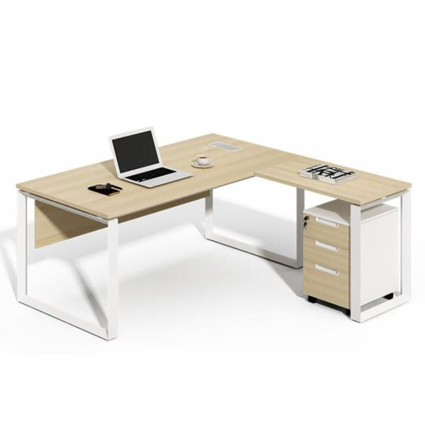 stylish office desk that adds a touch of modernity and flair to the workspace of managers.