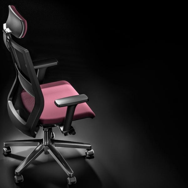 Create an ergonomic and productive workspace with our office chair designed with swivel wheels for easy movement.