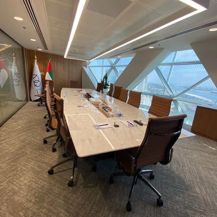 Large meeting room table