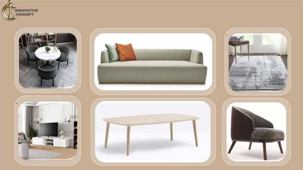 Living room furniture package designed to elevate your 1-bedroom flat.