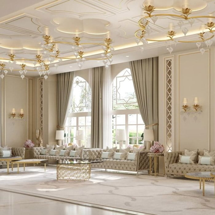 Moroccan majlis, where traditional elements blend seamlessly with modern aesthetics.