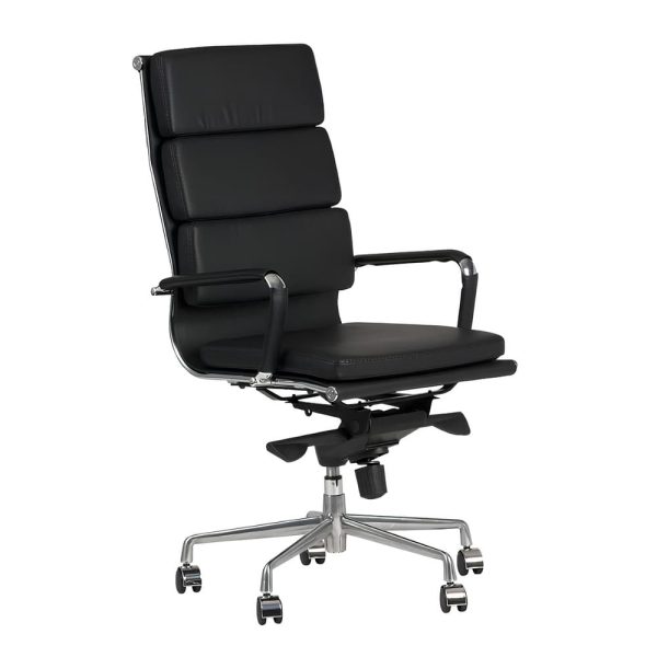 The chair's adjustable tilt mechanism and height control ensure a custom fit for any user