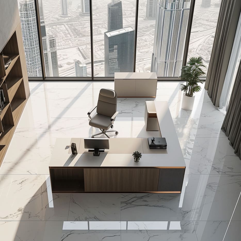 An exclusive workspace, thoughtfully designed to enhance productivity and prestige.