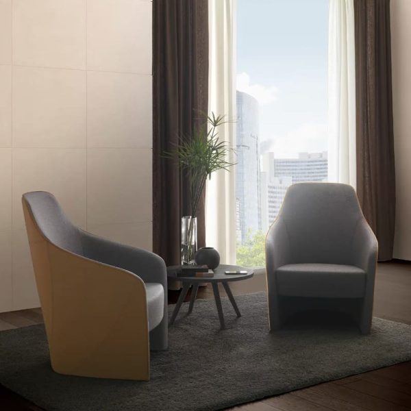 An Eye-Catching chair with Elegant leather options make it a standout in any spaceAn Eye-Catching chair with Elegant leather options